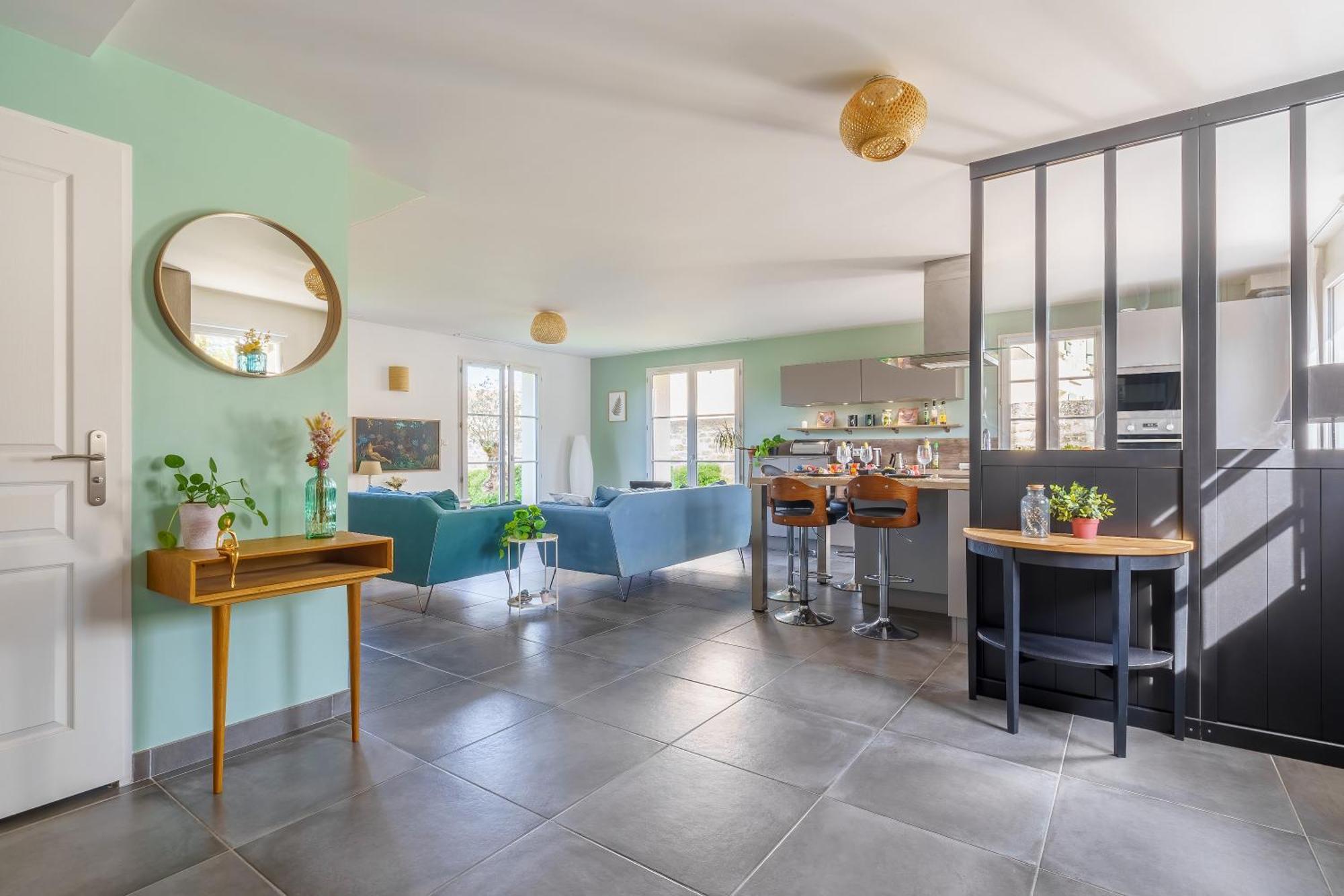 Le Pavillon Emeraude - Jardin - Parking Prive Prive - Proche Chantilly & Parc Asterix - Kids Friendly Jeux Babyfoot Tram-poline - Rer D Direct Paris Apartment Coye-la-Foret
